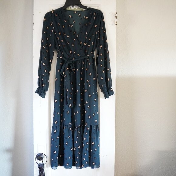 Shein Leopard Print Dress - Picture 1 of 7
